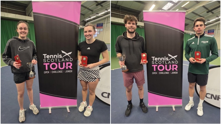 Barlow & McIntosh claim titles at North East of Scotland Championship, as Duncan reaches ATP final