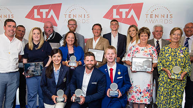 The 17 winners of the LTA Tennis Awards