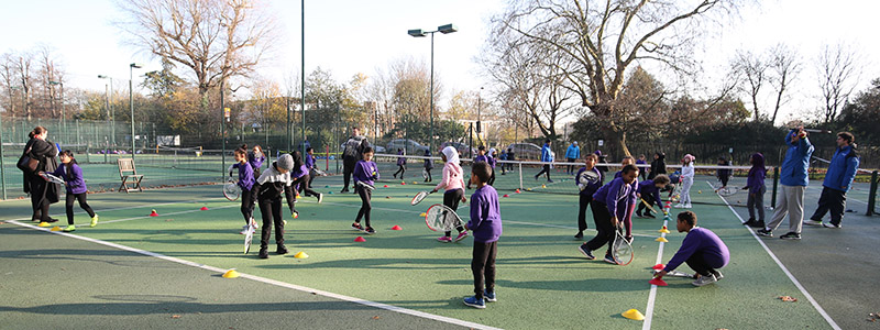 Grassroot Tennis Community park court