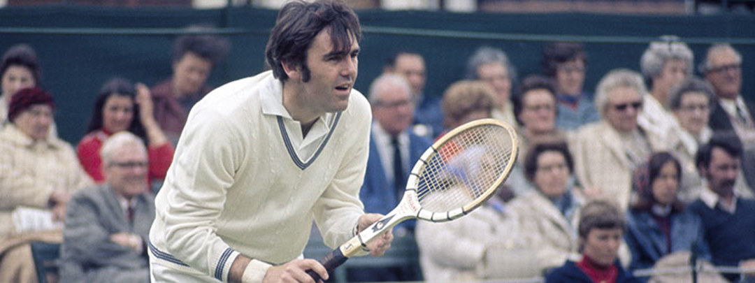 Paul Hutchins playing tennis