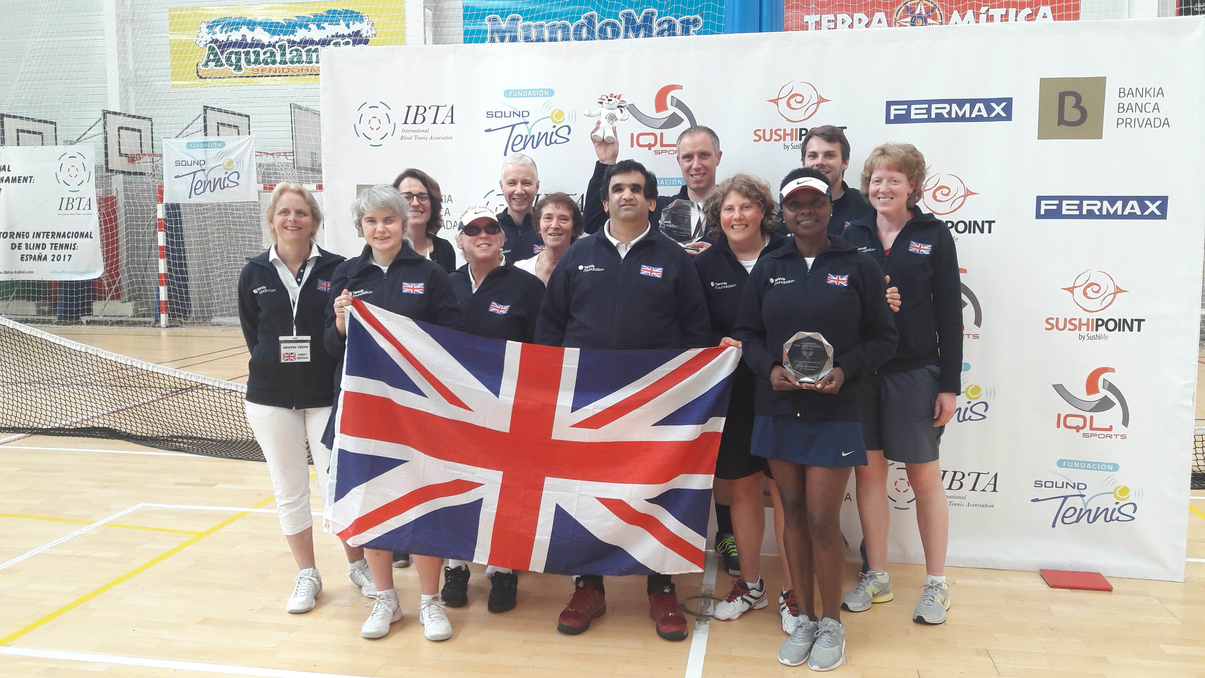International Blind Tennis Tournament GB Team