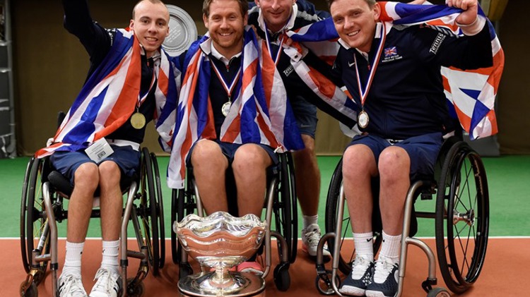 Great Britain's BNP World Team Cup Quad Team, Champions in 2014