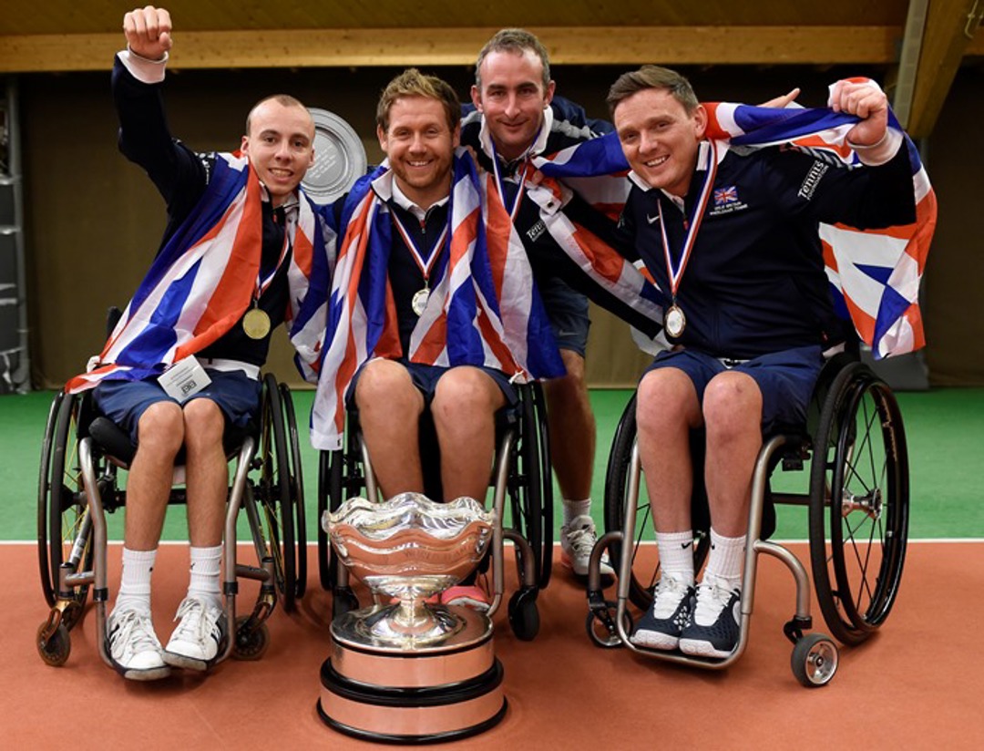 Great Britain's BNP World Team Cup Quad Team, Champions in 2014