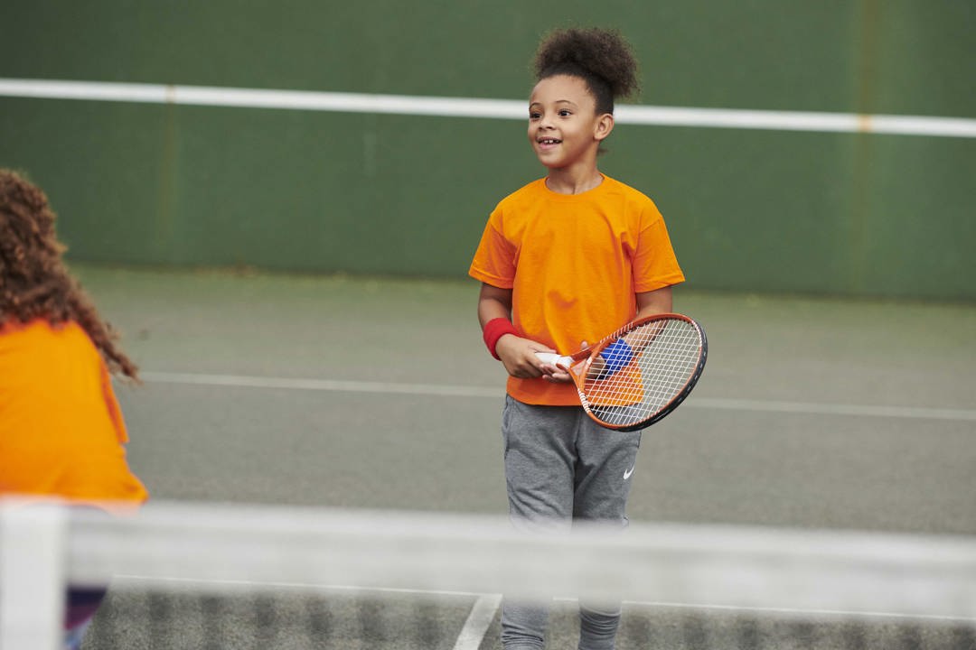LTA Youth compete player on court