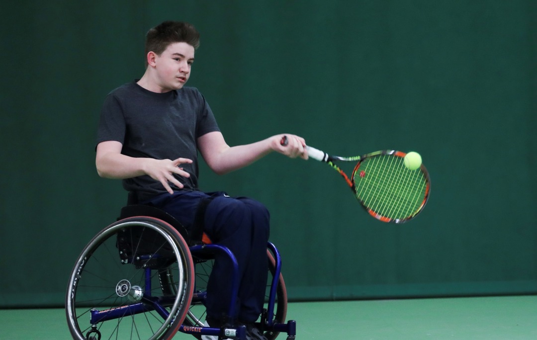 Ruairi Logan in action 