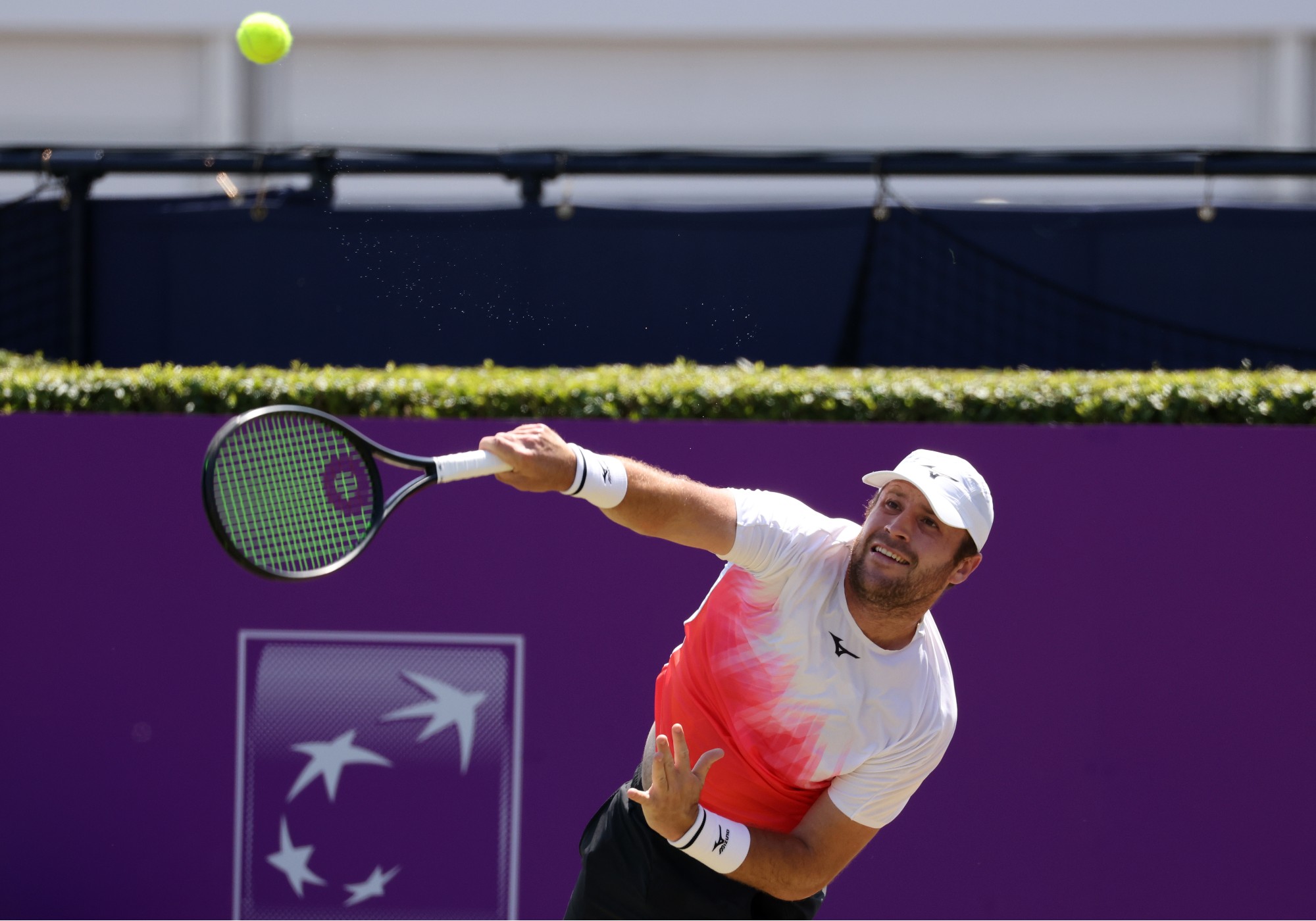 Luke Bambridge of Great Britain in action
