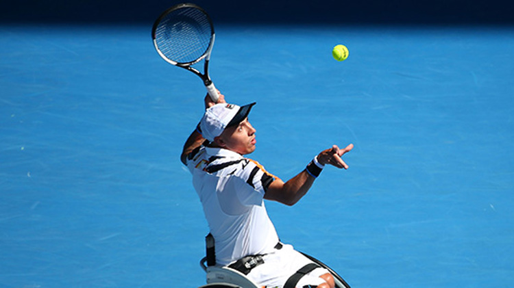 Andy Lapthorne at the 2017 Australian Open