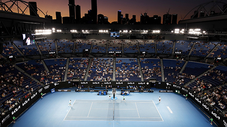 Rod Laver arena court