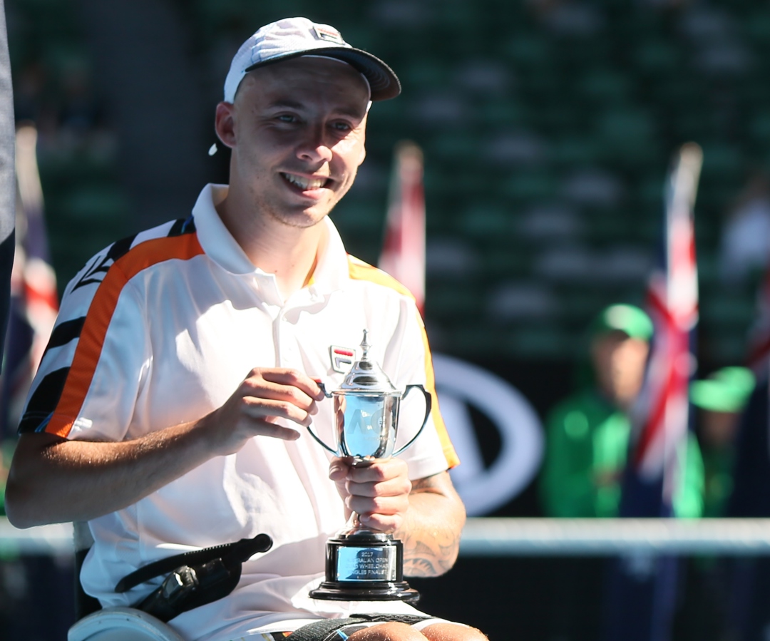 Andy Lapthorme, Australian Open quad singles runner-up 