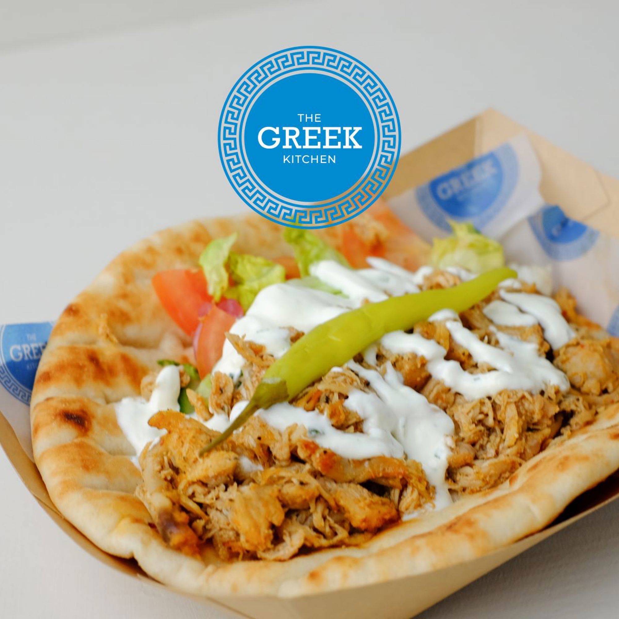 A greek gyros from The Greek Kitchen