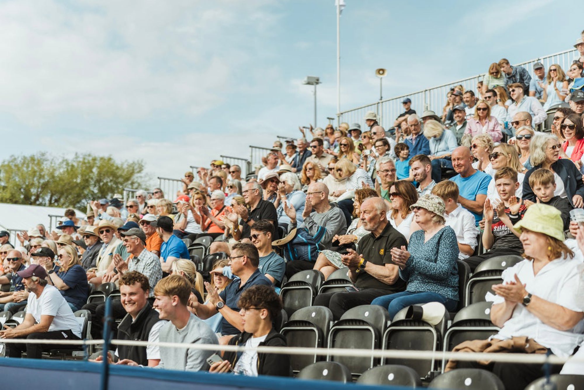Crowd at Ilkley Open
