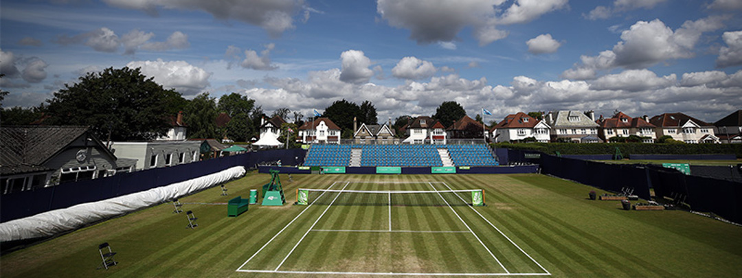Outdoor grass court at Surbiton