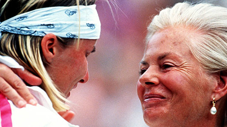Jana Novotna and Katherine, Duchess of Kent