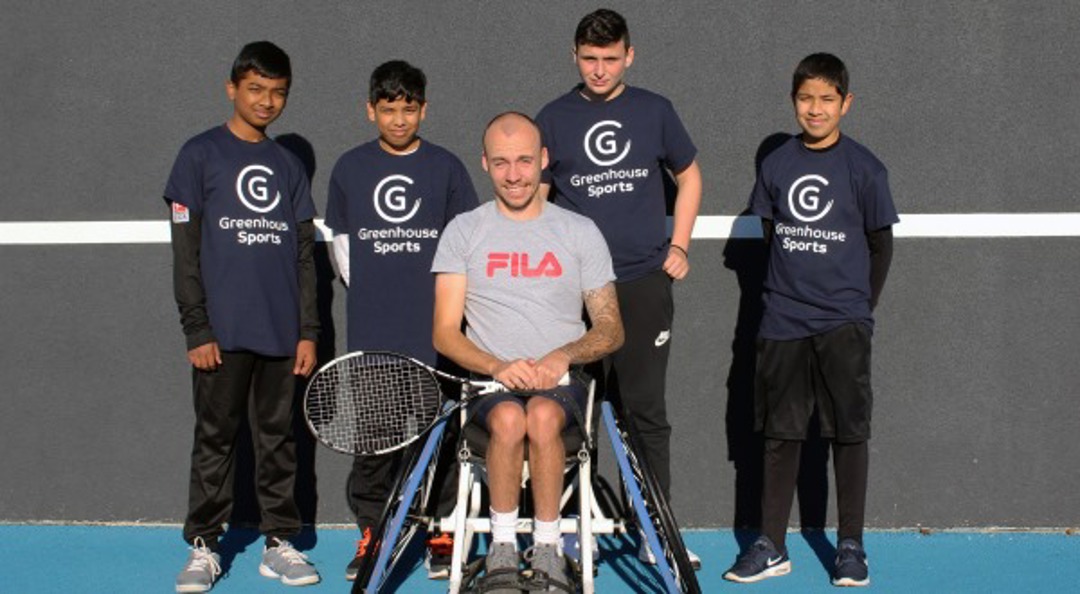 Andy Lapthorne with Greenhouse Sports