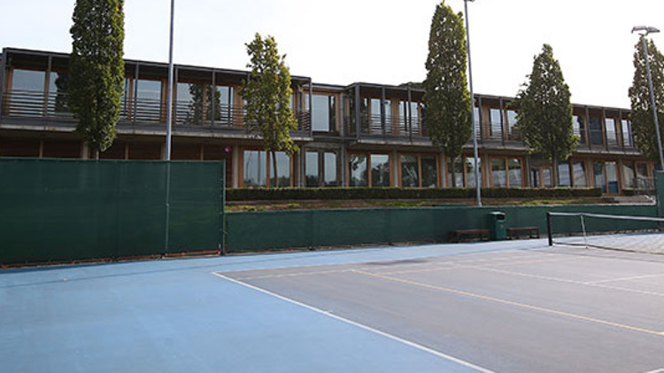 National Tennis Centre outside courts