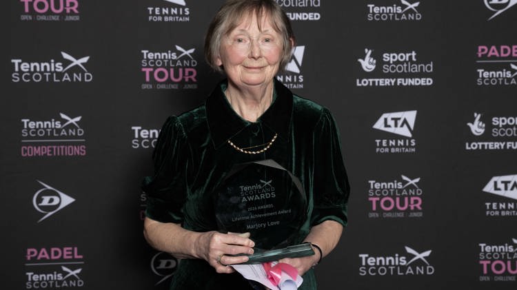Scottish tennis legend Marjory Love recognised with Lifetime Achievement Award