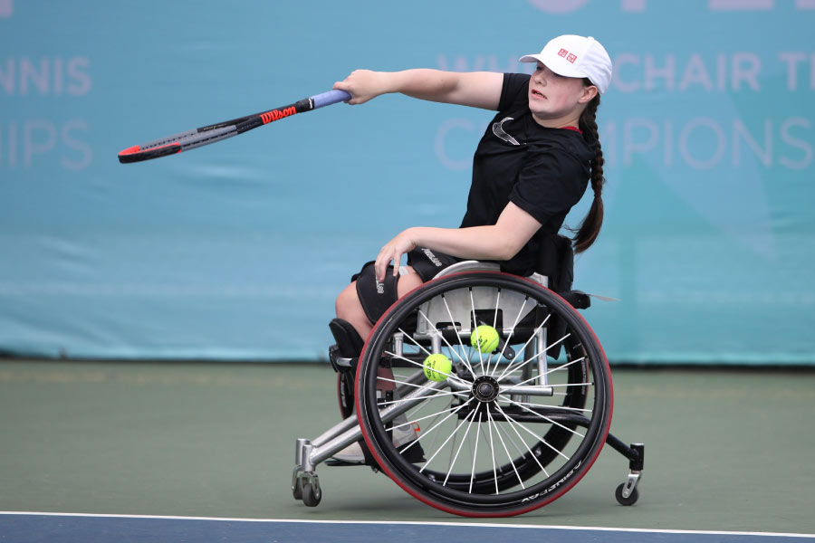 Ellie Robertson at US Open debut