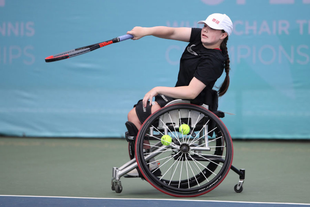 Ellie Robertson at US Open debut