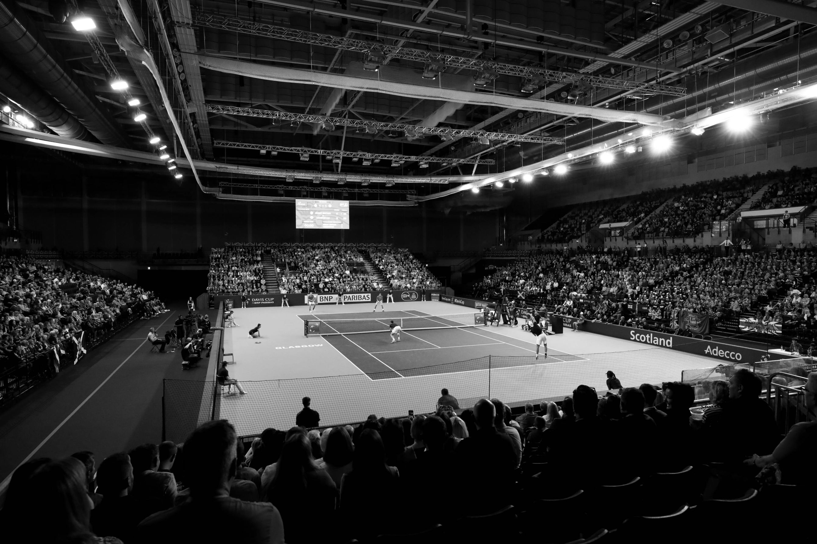 Davis Cup tie at the Emirates Arena in Glasgow