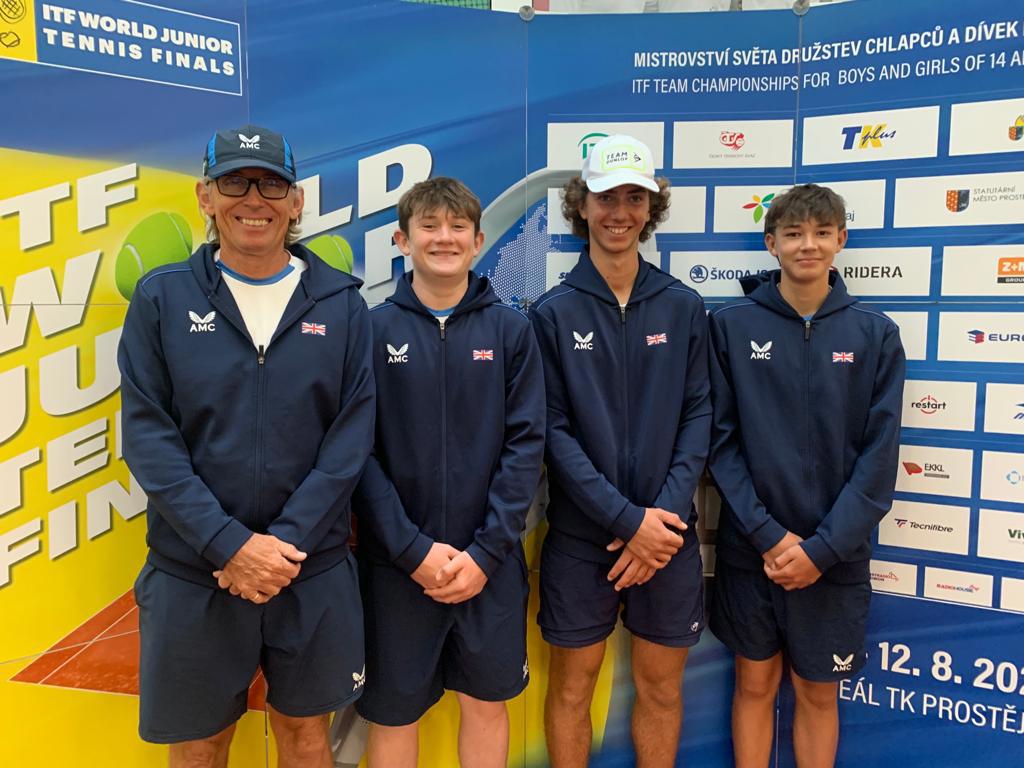 Great Britain’s junior teams battle hard at ITF World Junior Tennis Finals in Czech Republic