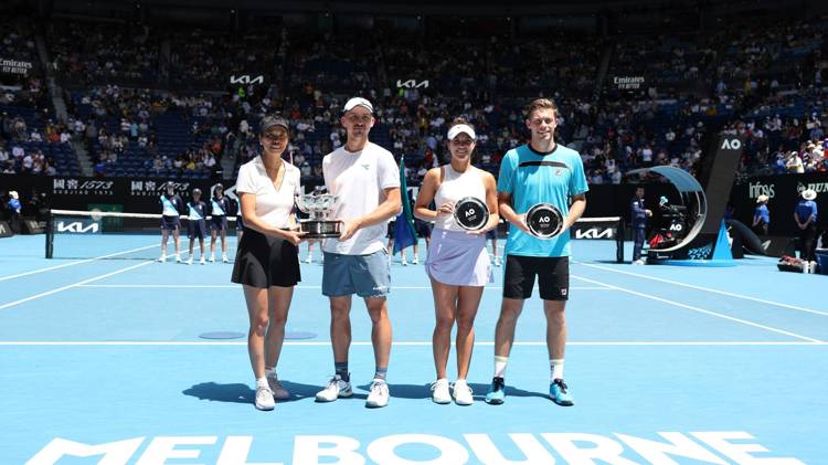 Australian Open 2024: Neal Skupski & Desirae Krawczyk finish runners-up in mixed doubles final