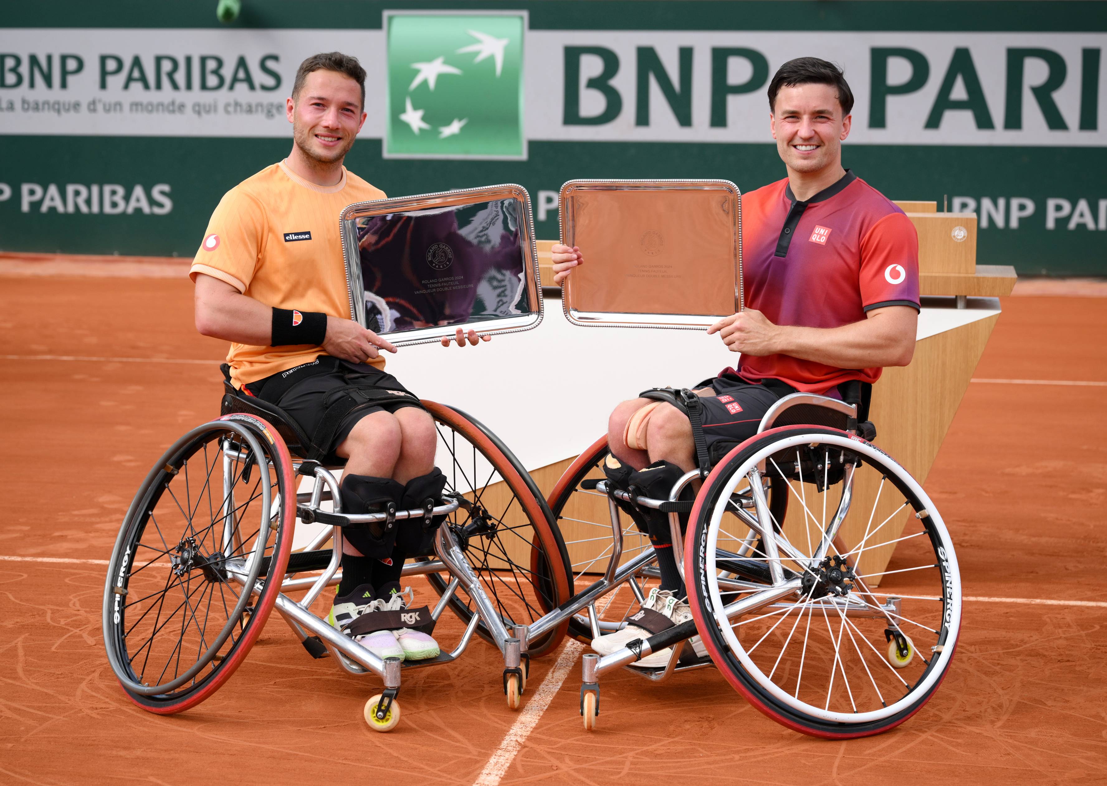 Roland Garros 2024: Hewett & Reid win fifth successive title as Lapthorne finishes runner-up