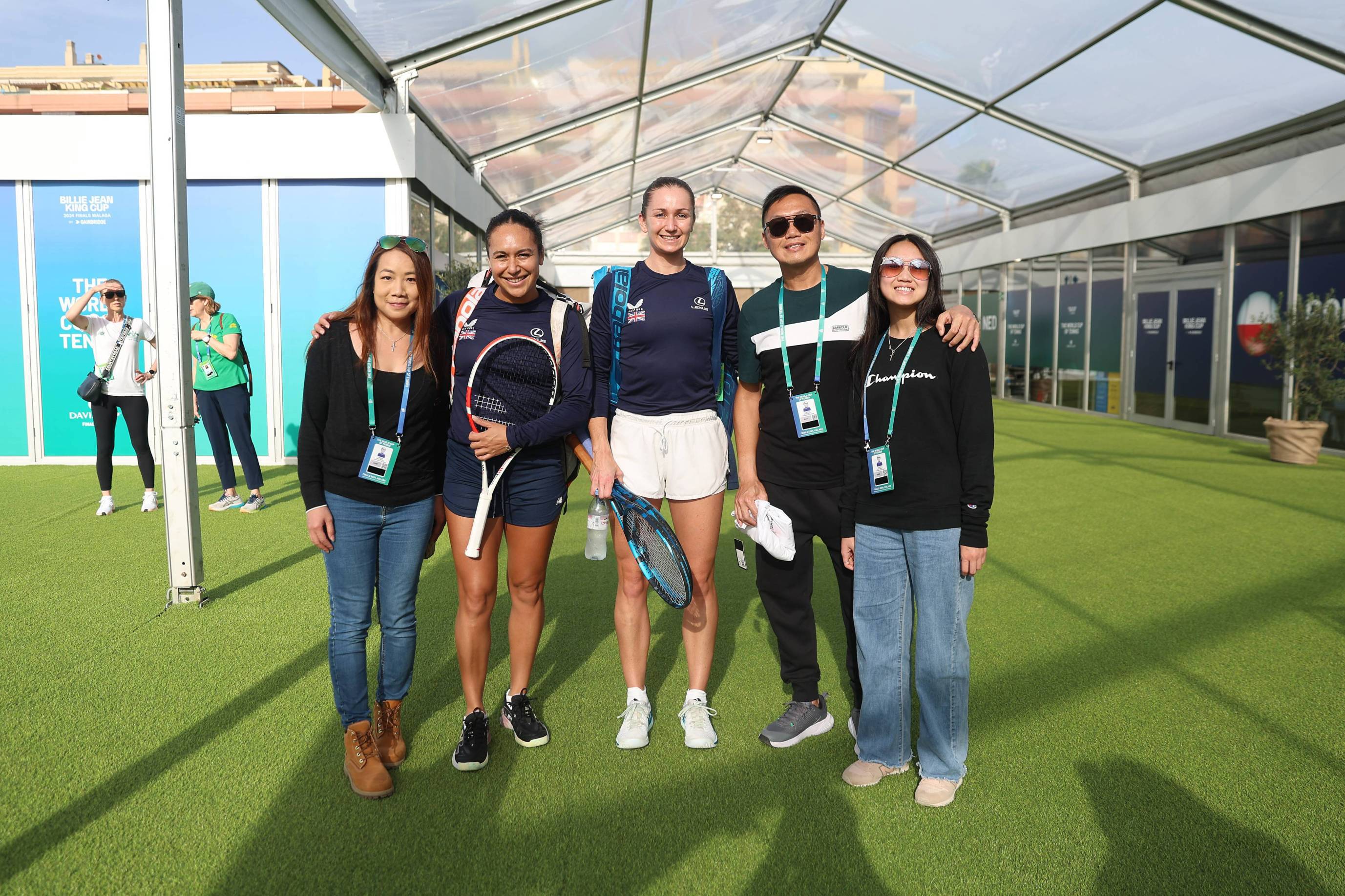 Advantage competition winners treated to ultimate Billie Jean King Cup experience with Lexus
