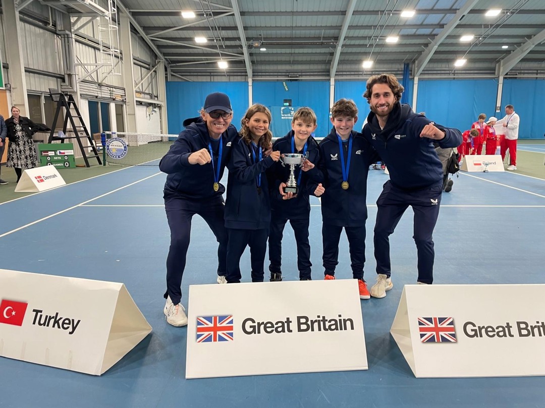GB 12U team with the 2025 Winter Cup title