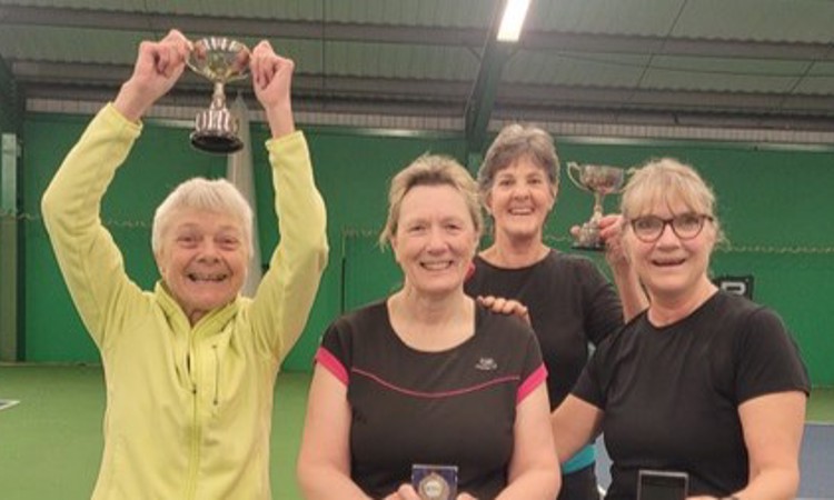 38 Senior age groups events at the 2025 British Open Masters Indoor Tennis Championships at Wrexham