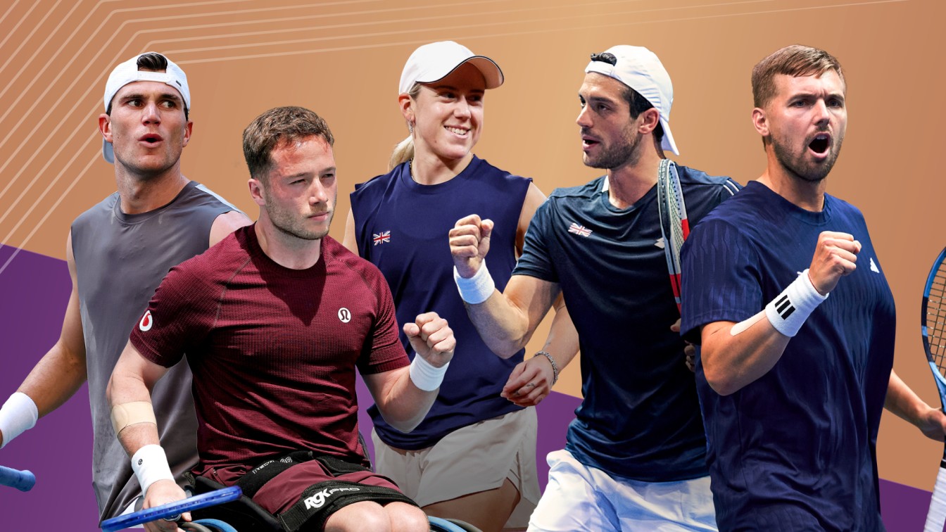 LTA Player of the Year winners for 2025 - Jack Draper, Sonay Kartal, Julian Cash, lloyd Glasspool and Alfie Hewett