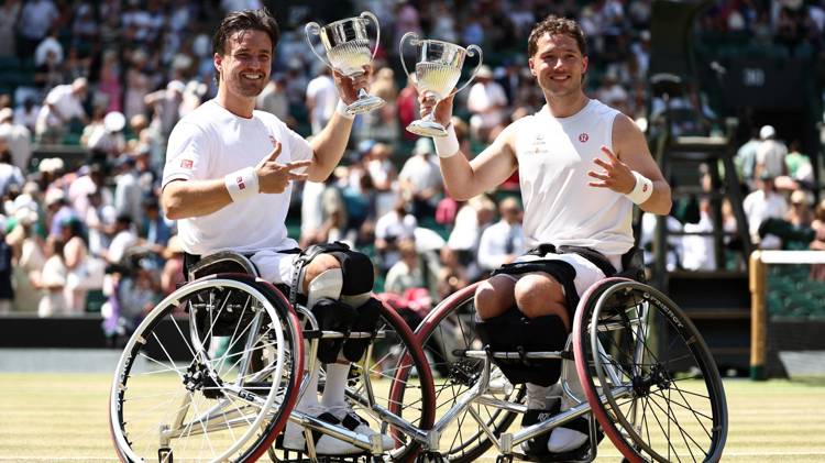 Wimbledon 2026: Alfie Hewett & Gordon Reid win seventh doubles title