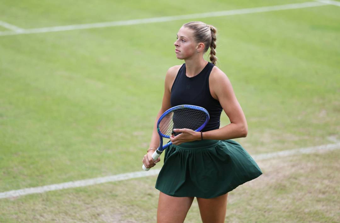 Alicia Dudeney in action at the Lexus Birmingham Open 