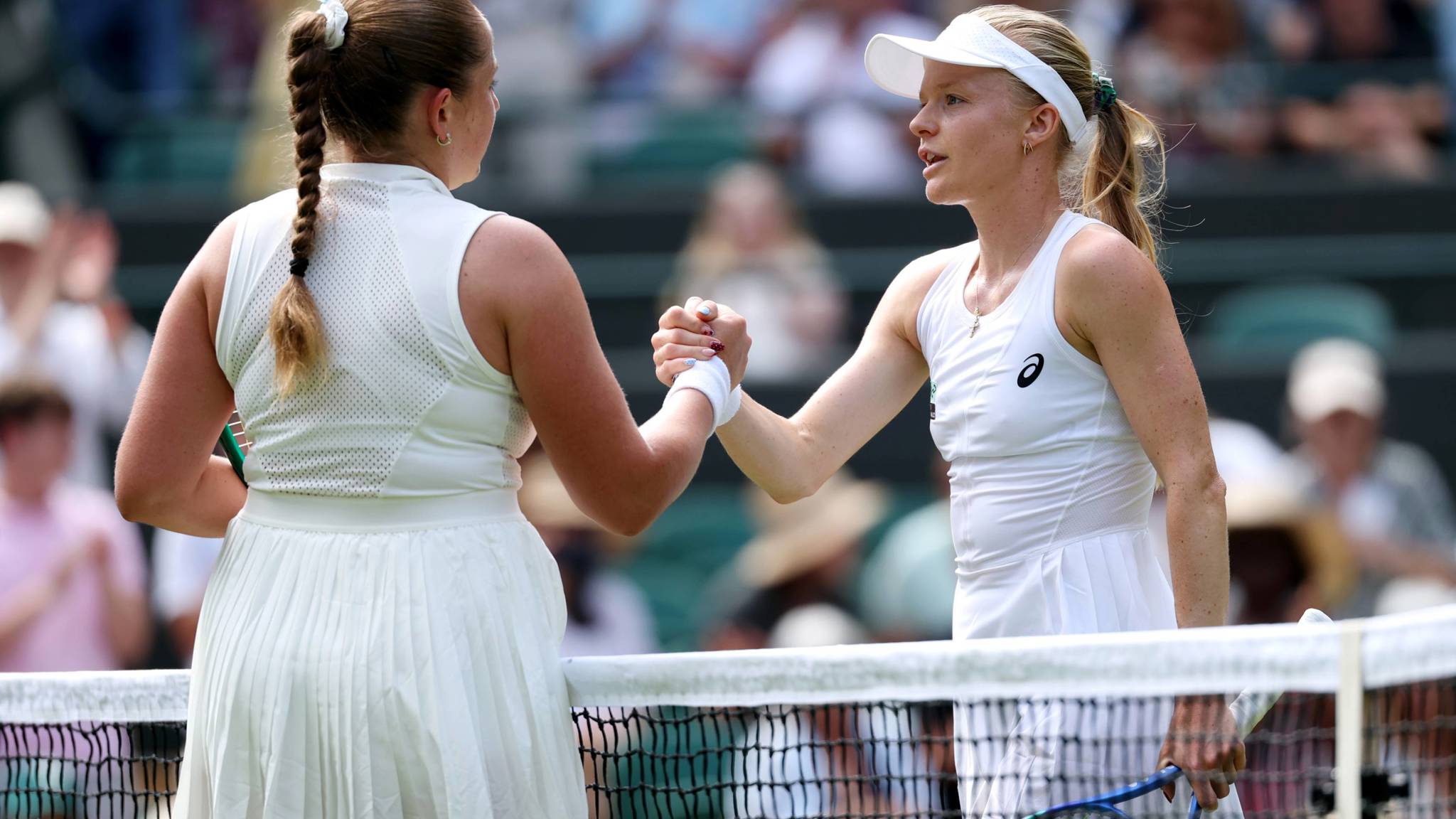Wimbledon 2026: Harriet Dart beaten by former Grand Slam champion Jelena Ostapenko in first round