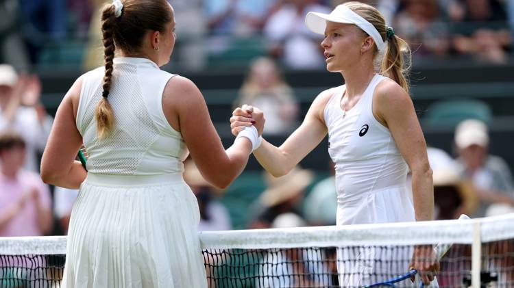 Wimbledon 2026: Harriet Dart beaten by former Grand Slam champion Jelena Ostapenko