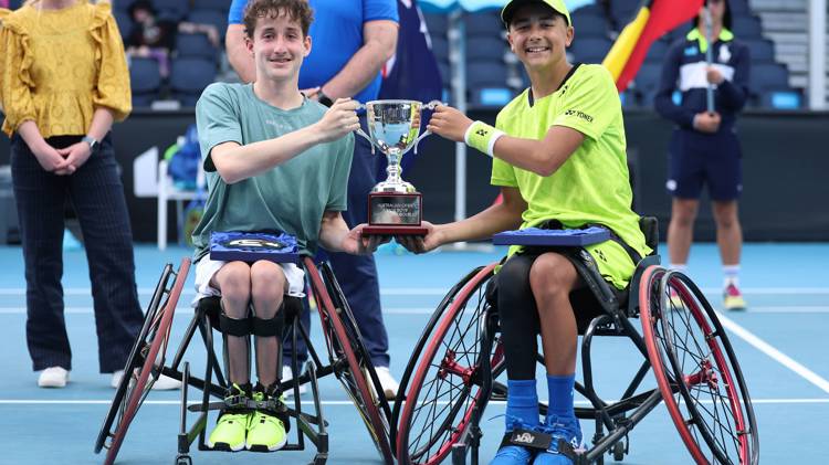 Australian Open 2026: Lucas de Gouveia & Lucy Foyster win junior doubles titles as Andy Lapthorne finishes runner-up