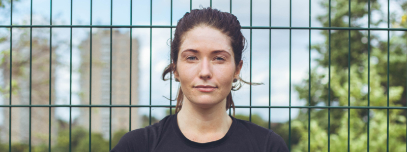 Close up of Emma Oliver
