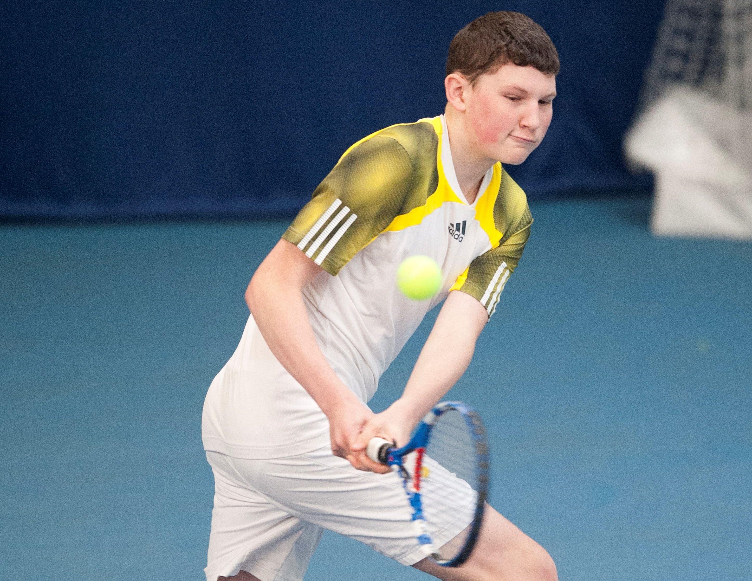 Oliver Beadle in action