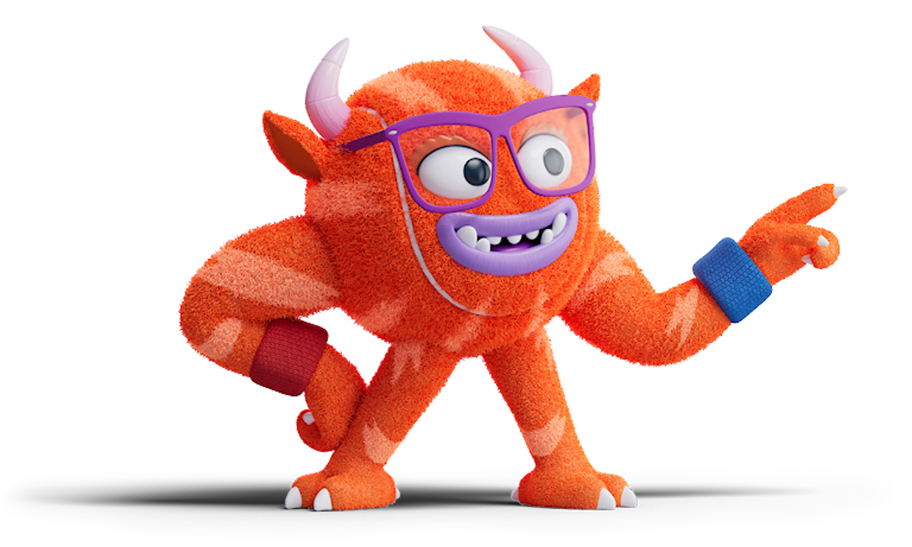 A picture of our orange Tennisable Smash, the competitive one.