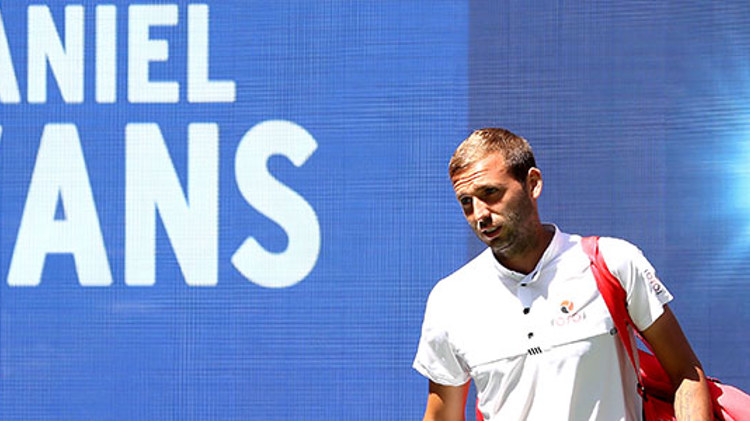 Dan Evans in Melbourne in 2019