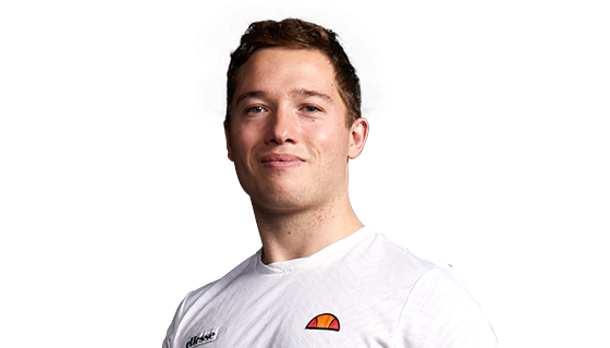 A headshot of British tennis player Alfie Hewett.