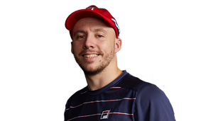 A headshot of British tennis player Andy Lapthorne.