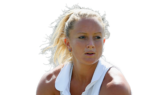 A headshot of British tennis player Emily Webley-Smith.